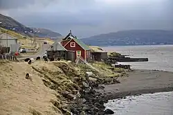 Langasandur mit seinem Strand