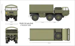 FAUN Z 912/21, Zugmaschine der Bundeswehr