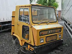 Historische Kehrmaschine von FAUN