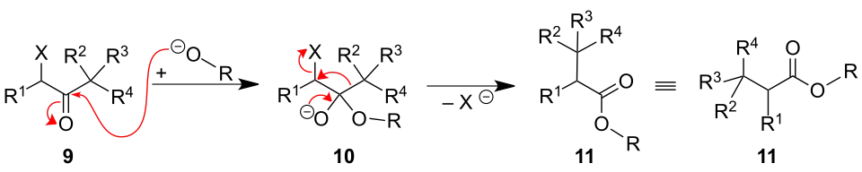 Mechanismus der Faworski-Umlagerung