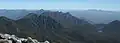 Westliche Arthur Range vom Gipfel des Federation Peak aus