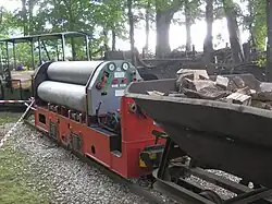 Druckluft-Grubenlok
