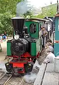 Lok O&K Mallet im Betrieb