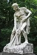 „Stralauer Fischer“ von 1916 am Rathaus Treptow