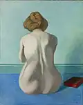 Félix Vallotton, Femme assise de dos, 1915, Öl auf Leinwand, 92 × 73 cm, Kunstmuseum Luzern, Schenkung Christof und Ursula Engelhorn, Art Mentor Foundation Lucerne