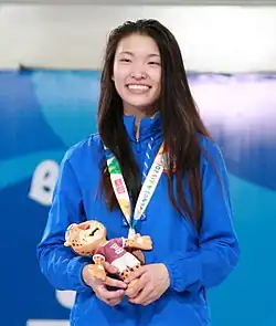 May Tieu mit der Bronzemedaille / Robert Vidovszky im Kampf um Bronze