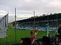 Haupttribüne des Stadions (2014)