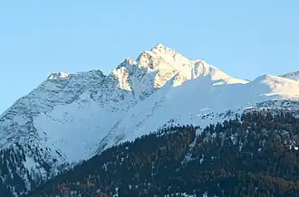 Piz Fess von Laax/Falera aus gesehen