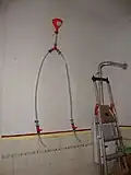 Festinstallierte Bierbong