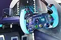 Lenkrad und Cockpit