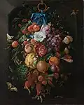 Feston von Früchten und Blumen, sign., Öl auf Leinwand, 74 × 60 cm, Rijksmuseum, Amsterdam
