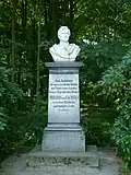 Büste des Königs Johann von Sachsen auf der Festung Königstein