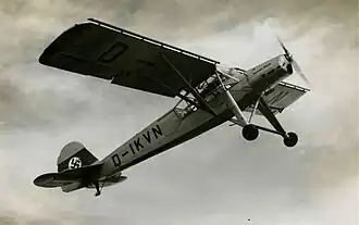 Fieseler Storch im Deutschen Museum, ehem. Schweizer Armee