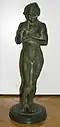 Bronzefigur „Mädchen mit Halskette“