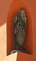 Statue in Chełmsko Śląskie (Schömberg)