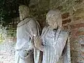 Konrad II. begann um 1030 mit dem Bau des Domes, neben ihm seine Gemahlin Gisela von Schwaben