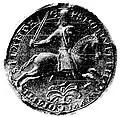 Ein Siegel Graf Philipps I. von Flandern