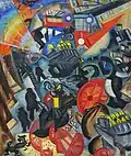 Kat. 63: Rosanowa, Feuer in der Stadt, 1913/14