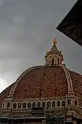 Loggia am Ansatz der Kuppel der Kathedrale von Florenz