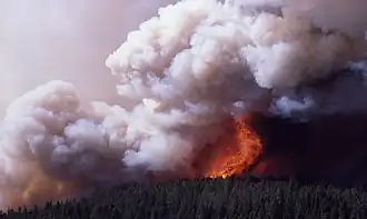 Feuersturm auf dem Mirror Plateau