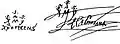 Schriftzug des Christoph Columbus als JPEG-Rastergrafik (1,308 × 481 Pixel), 63&nbsp;kB