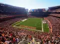 Das gefüllte Stadion beim Spiel der Browns gegen die Pittsburgh Steelers am 12. Oktober 2014.