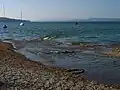 Mündung des Fischbachs in den Ammersee