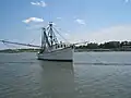 Fischerboot vor Tybee Island