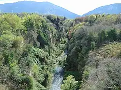Der Pescara im Pescara-Tal bei Tocco da Casauria