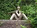 Der Flötenspieler am Fuße des Kegelberg von 1969.