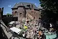 Blick in die Burg zum Flachsmarkt