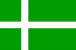 Offizielle Flagge für Barra, Schottland[31]