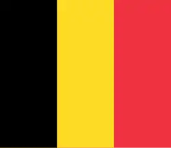 Flagge des Königreichs Belgien