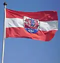 Die Flagge im Wind