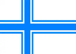 Nicht angenommener Flaggenentwurf von Magnus Thordarson, 1914
