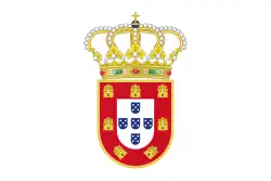 Flagge Portugals ab 1667