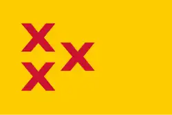 Flagge des Ortes Strijen