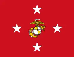 Flagge des Commandant of the Marine Corps
