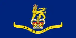Flagge des lucianischen Generalgouverneurs