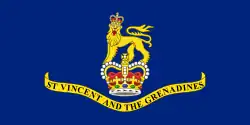 Flagge des vincentischen Generalgouverneurs