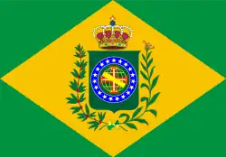 Flagge des unabhängigen Königreichs Brasilien, 18. September bis 1. Dezember 1822