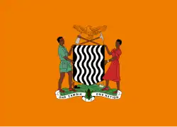 Flagge des Präsidenten von Sambia