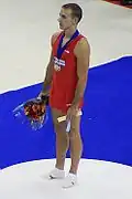 Flavius Koczi (ROM) erreichte die Finals im Pferdsprung und Bodenturnen
