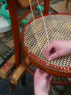 Flechtwerk (aus Rattan)