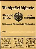 Fleischkarte