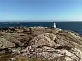 Ansteins Leuchtturm im Südwesten von Flekkerøya
