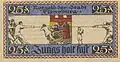 Notgeld Flensburg, 25 Pf.
