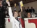 Margie Sudre (rechts)