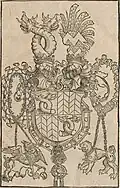 Wappen des Florian Waldauf von Waldenstein