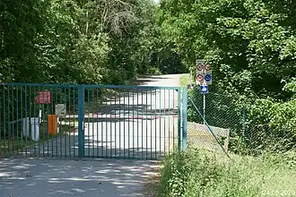 Zufahrt zur Deponie